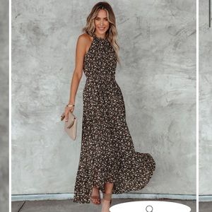 Vici high low maxi dress